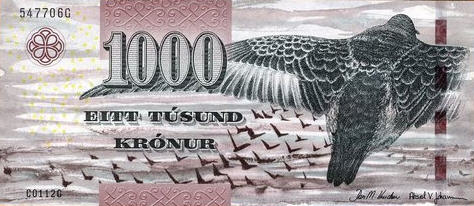 P33 Faeroe Islands 1000 Kronur